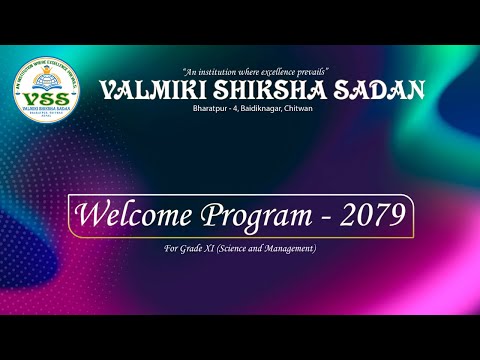 Valmiki College Welcome Program - 2079