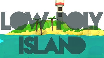 Low Poly Island - Cinema 4D