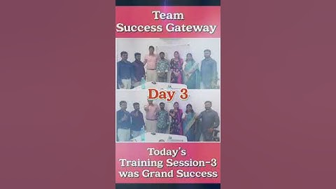 3 days Training Session completed successfully 💐💐💐💐👏👏👏👏