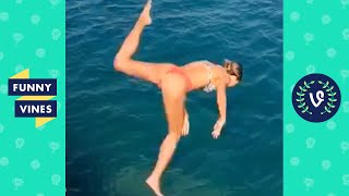 TRY NOT TO LAUGH  Funny WATER Fails Videos