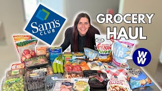 HEALTHY SAM’S CLUB GROCERY HAUL | WW (WeightWatchers) Points & Calories | Weight Loss Journey