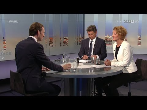 Wahl 19: Pressestunde mit Sebastian Kurz (ÖVP)