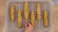 Baked Corn Dogs:  How To Make Healthy Homemade Baked Corn Dogs 