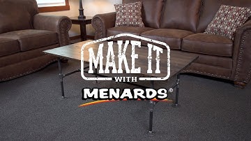 Industrial Pipe Coffee Table - Make It With Menards