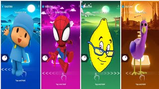 POCOYO🆚Spider Man Across🆚Mr LemonS🆚Opila Bird🔥Who is best player??