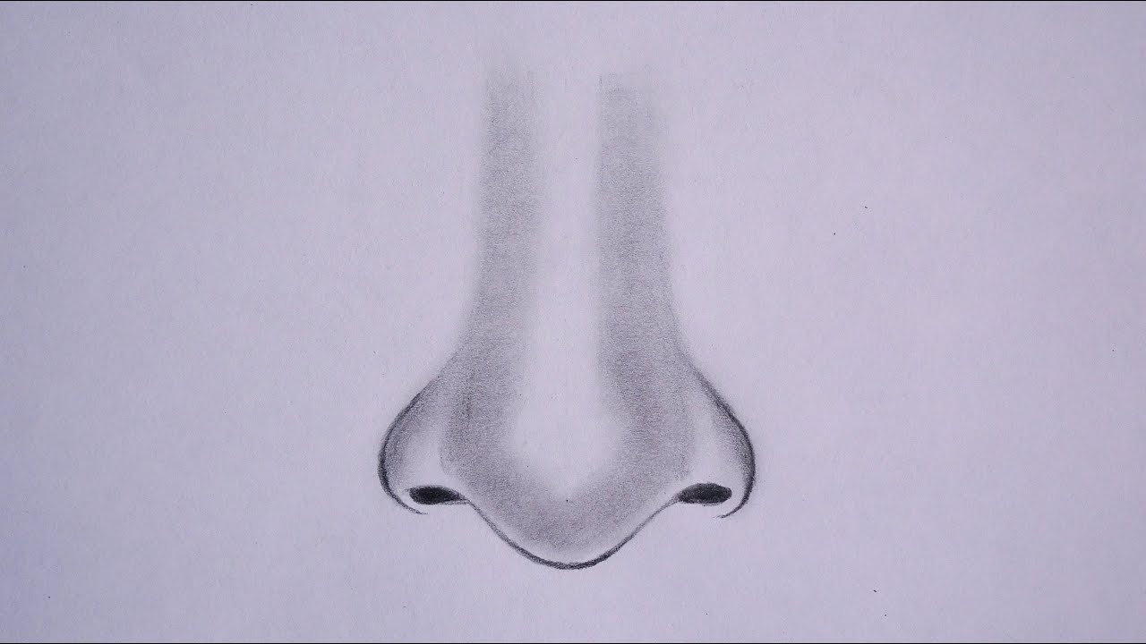Cómo dibujar una nariz fácil y rápido - YouTube
