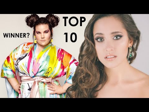 Eurovision 2018 - TOP 10 countries most likely TO WIN