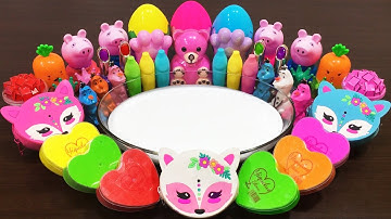 Mixing Random Things Into GLOSSY Slime | Satisfying Slime Video #112