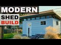 Modern Shed Build With Natural Light & Skillion Roof