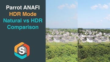 How does HDR video Compare to Natural - Parrot ANAFI footage