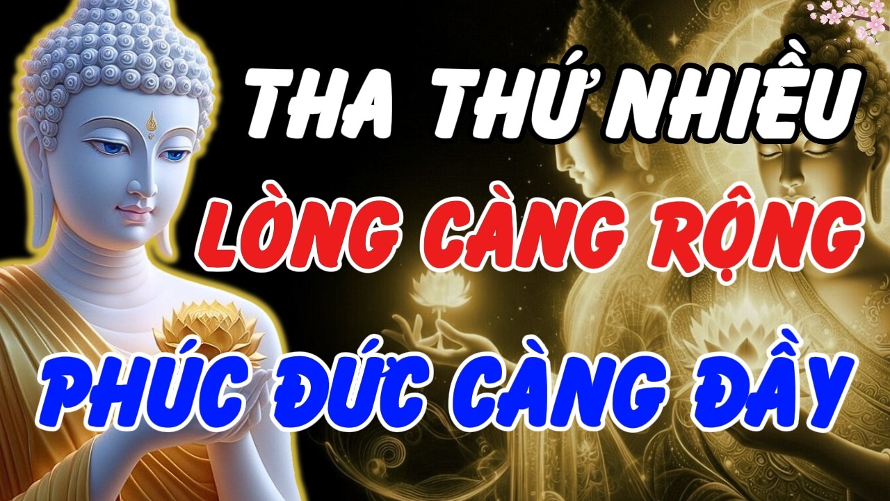 Càng Tha Thứ Càng Giàu Phúc Đức | Lời Phật Dạy Giúp Tâm An, Nghiệp Nhẹ, Đời Nhẹ Lại
