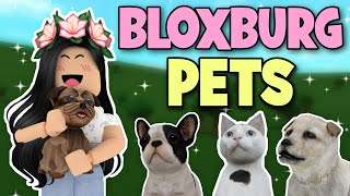 How To Get PETS In Bloxburg?! | NEW *PETS* UDPATE?! BUY DOGS CATS, more | 30  Pet Accesory Codes/IDs