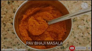 pav bhaji masala/ homemade pav bhaji masala / easy pav bhaji masala recipe