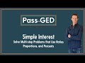 Using the Simple Interest Formula on the GED