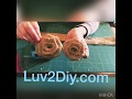 How to make a burlap flower. Create your own burlap flowers. Burlap wedding. Easy burlap flowers.