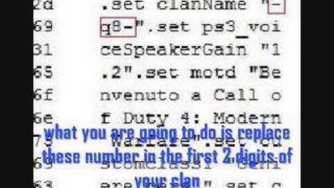 Call Of Duty 4 name (colored)