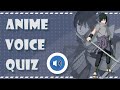 Anime Voice Quiz - 30 Characters (Very Easy to Very Hard)