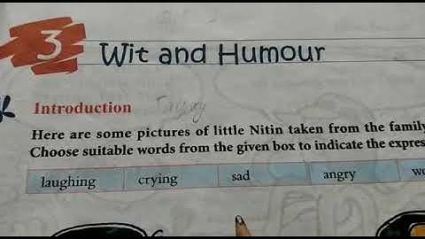 DAV nahan,class 4.English reader ,unit 3 ,Wit and humour ,(part 1)