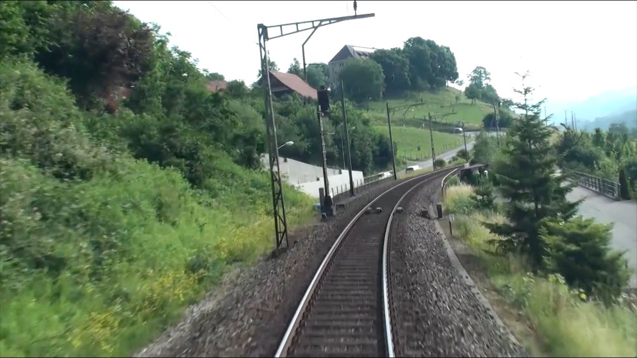 ★ 🇨🇭 Lucerne - Rotkreuz - Arth-Goldau cab ride, Switzerland [14.6.2014]