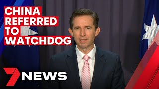 China has accused Australia of playing the victim in trade war | 7NEWS