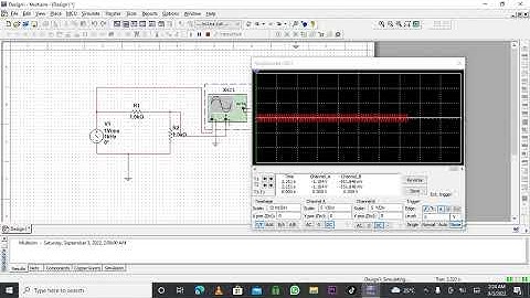 NI Multisim; Waveform Cursor Measurements With The Two-Channel Oscilloscope