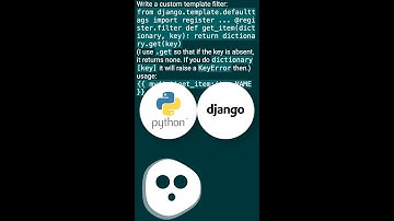 Django template how to look up a dictionary value with a variable #shorts