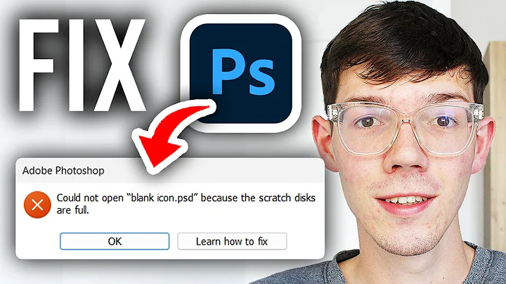 How To Fix Photoshop Scratch Disk Full Error - Step By Step