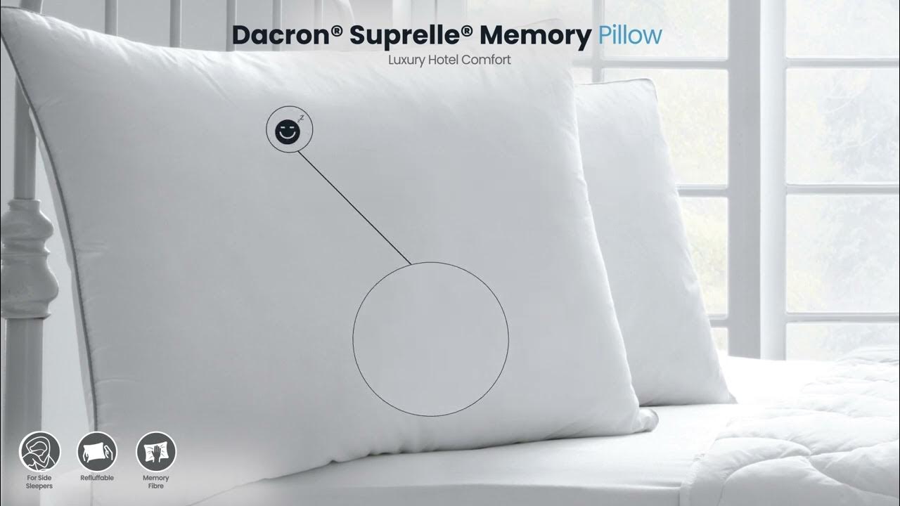 Dacron Suprelle Memory Pillow Luxury Hotel Comfort Yatas Pillows