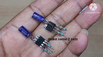How to make a led chaser circuit using (Dual)NE555 IC /led flasher # electronics @Shaktitechshakti