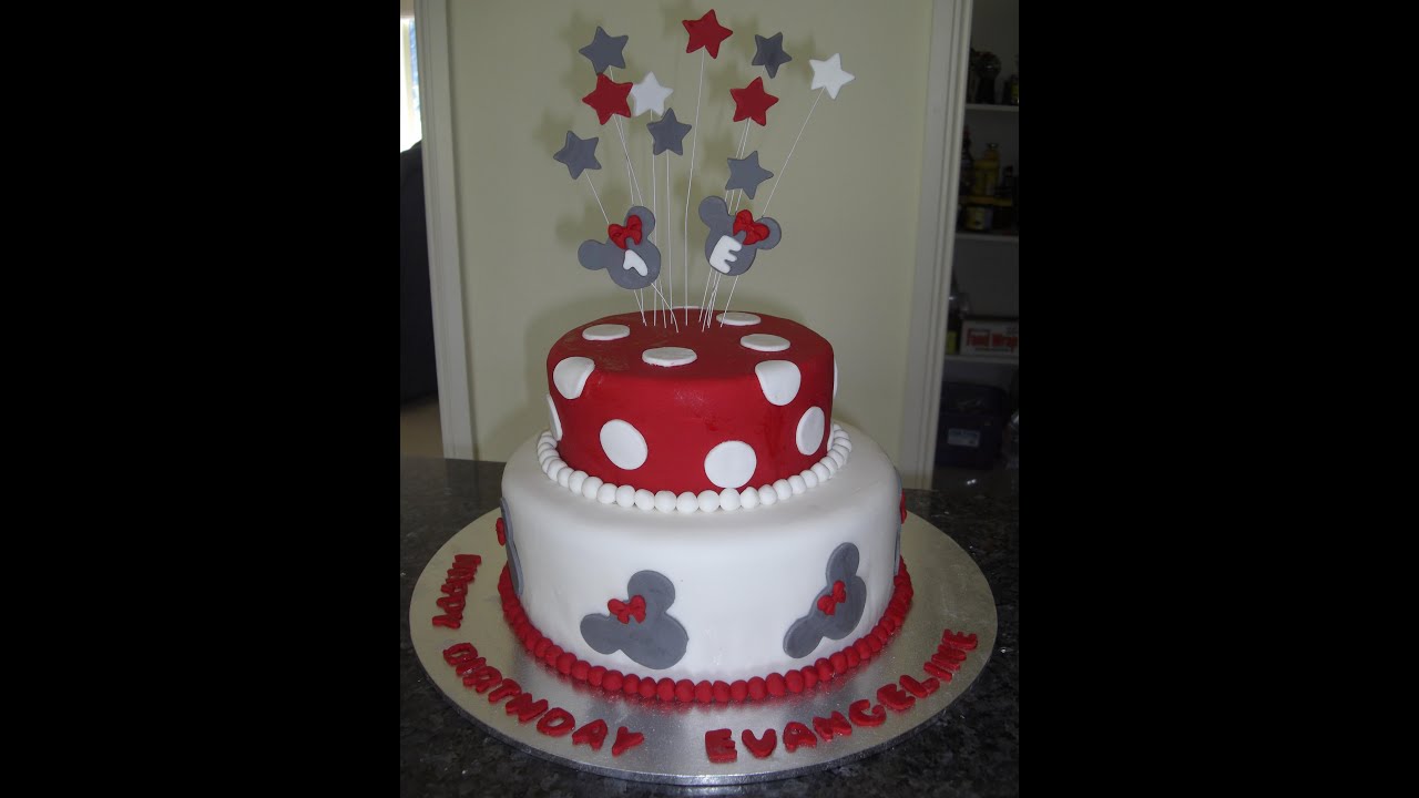 How To Make A Minnie Mouse Birthday Cake How To Make A Minnie Mouse Birthday Cake