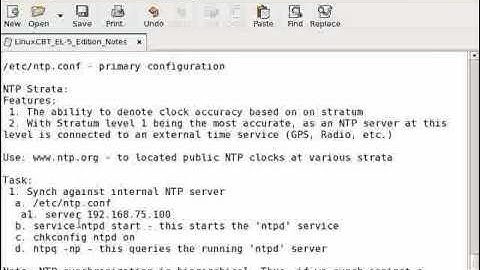 Redhat Enterprise linux 5 NTPD-Part3
