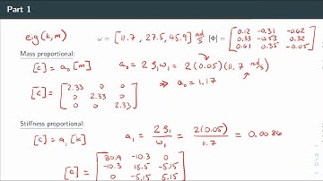 Unit 8.3 - Damped MDOF Systems: Example