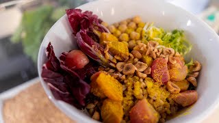 Cooking for Wellness at NYU Langone: Winter Farro Bowls with Baby Beets &amp; Turmeric–Tahini Dressing