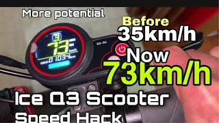 Before 35km/h Now 73km/h How to configure display electric scooter/ speed hack screenshot 3