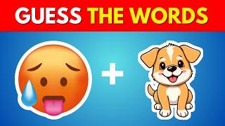 Guess the WORD by Emojis 🤔🧩 | Only Geniuses Can Beat This Emoji Quiz! screenshot 1