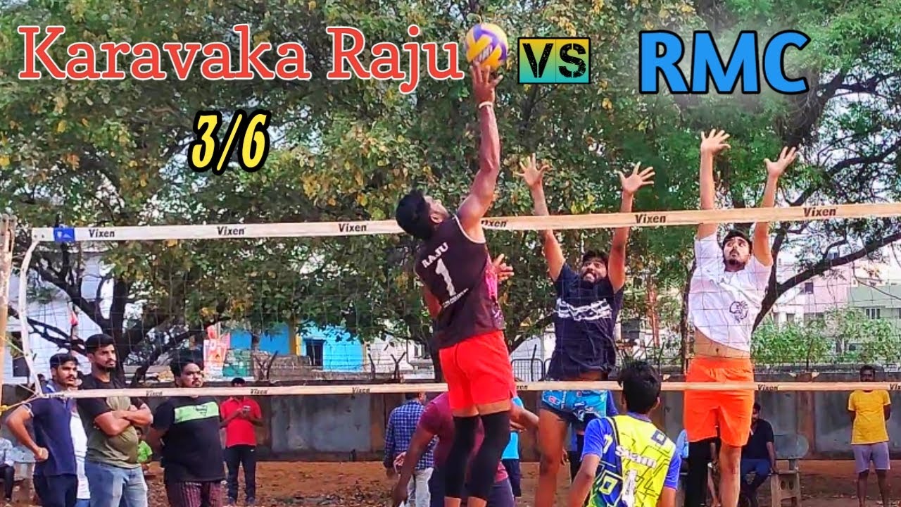 Karavaka Raju vs RMC 20k match #volleyball #viral #apvolleyballgaming
