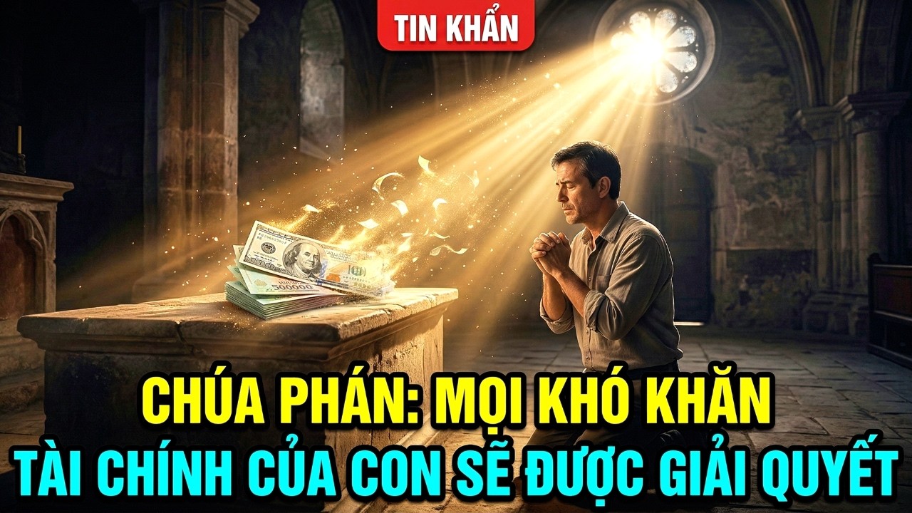 ✝️CHÚA PHÁN: MỌI KHÓ KHĂN TÀI CHÍNH CỦA CON SẼ ĐƯỢC GIẢI QUYẾT | Lời Chúa Mỗi Ngày Chữa Lành