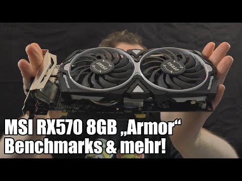 MSI Radeon RX570 8GB "Armor" - Benchmarks