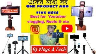 Best Selfiestick Tripod under ₹ 300 with soft Led Flash Light l @RjVlogsTech screenshot 5