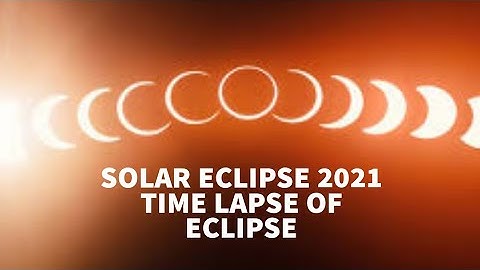 Solar Eclipse December 2021 Live Video Time Lapse | Surya Grahan December 2021