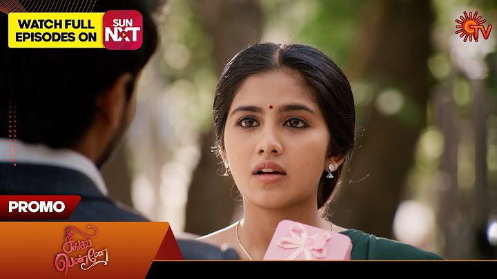 Singappenne - Promo | 06 Sep 2024  | Tamil Serial | Sun TV