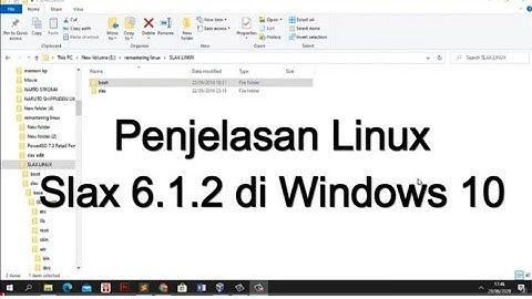 Penjelasan Lengkap Cara Remastering Linux Slax 6.1.2 di Windows 10