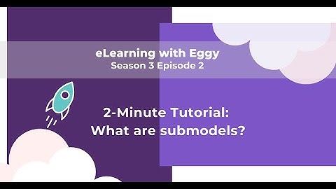 eLearning with Eggy: Season 3 Ep. 2 - What Are Submodels?