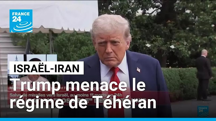 Israël-Iran : Trump menace le régime de Téhéran d’une réplique maximale s'il attaque les États-Unis