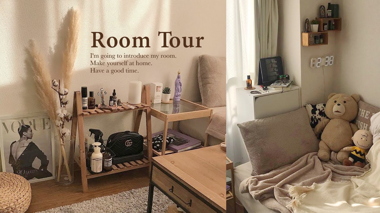 ルームツアー 海外アイテムが可愛いナチュラルベースの一人暮らし部屋紹介 韓国 メキシコのインテリア雑貨 Ikea Japanese Room Tour Youtube