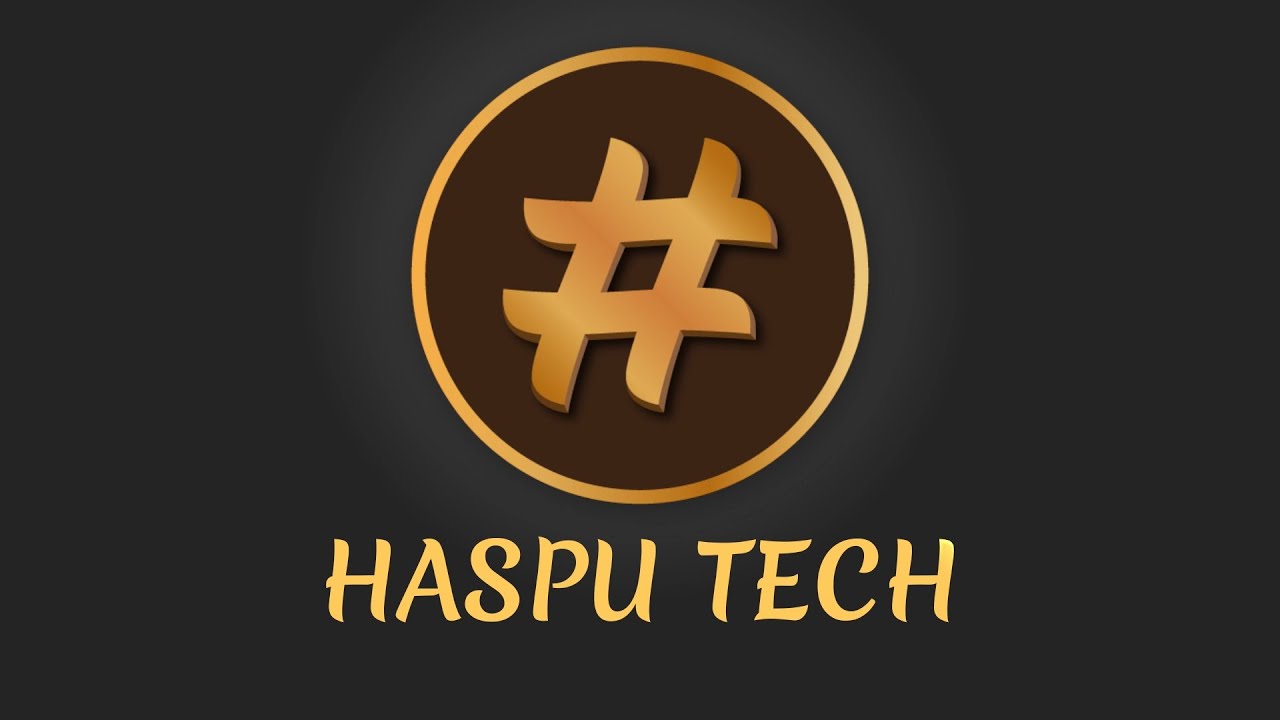 Intro and Outro Sample Haspu Tech 3D Logo Intro Animation Sample