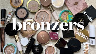BRONZERS: my faves/holy grails, decluttering & swatching