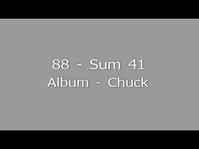 Sum 41 - 88 (With lyrics) class=