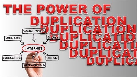 The Power Of Duplication Working A System - ILN
