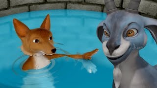 the fox and the goat bedtime moral stories for kids infobells